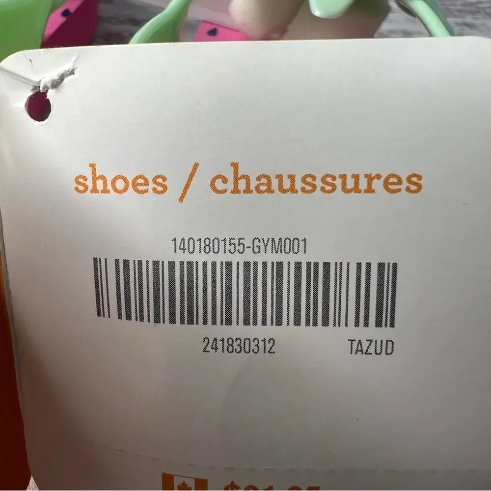 Gymboree Strawberry Flip Flops Size‎ 5-6 Swim Shop Girls Sandals NEW 2018
